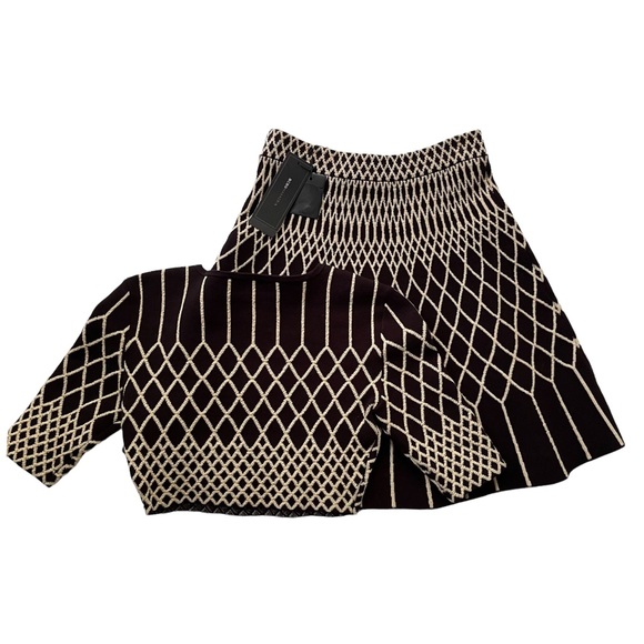 BCBGMaxAzria Two Piece Skirt Sweater Set - Picture 7 of 10